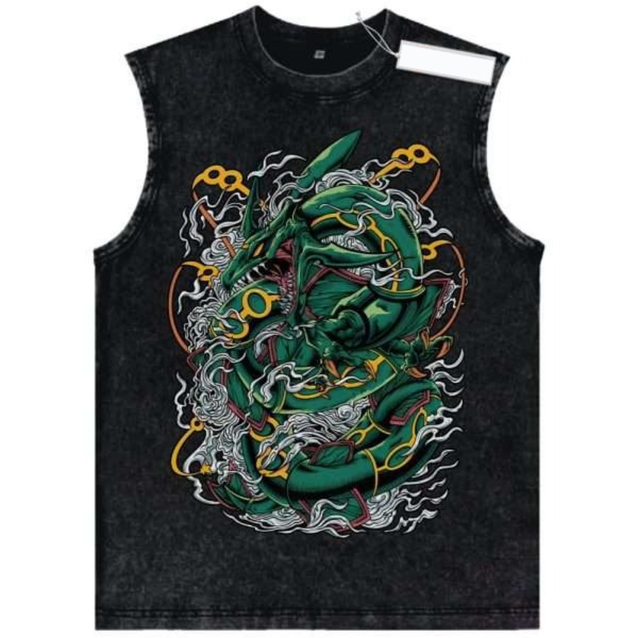Pokeball Cosplay Prop - Vintage Washed Pokemon Character Tank Top