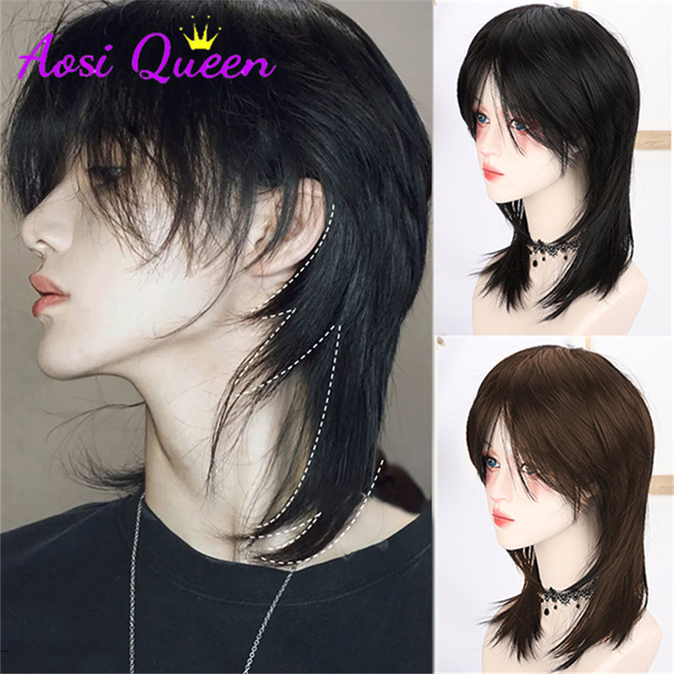 Wig Fiber Net - AS Wig Female Short Hair Black