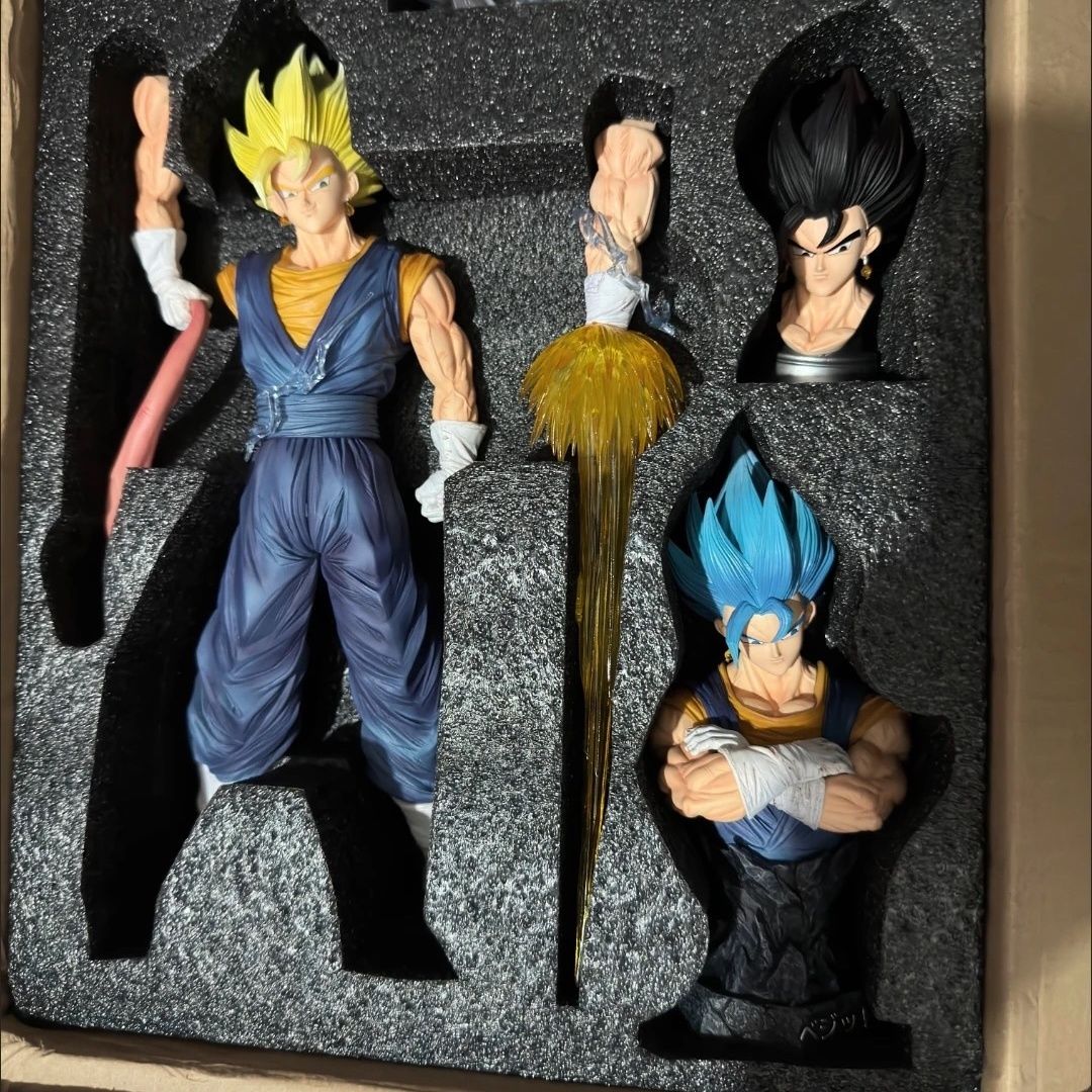 Cosplay Prop Display - Anime Warrior Action Figure Set Interchangeable