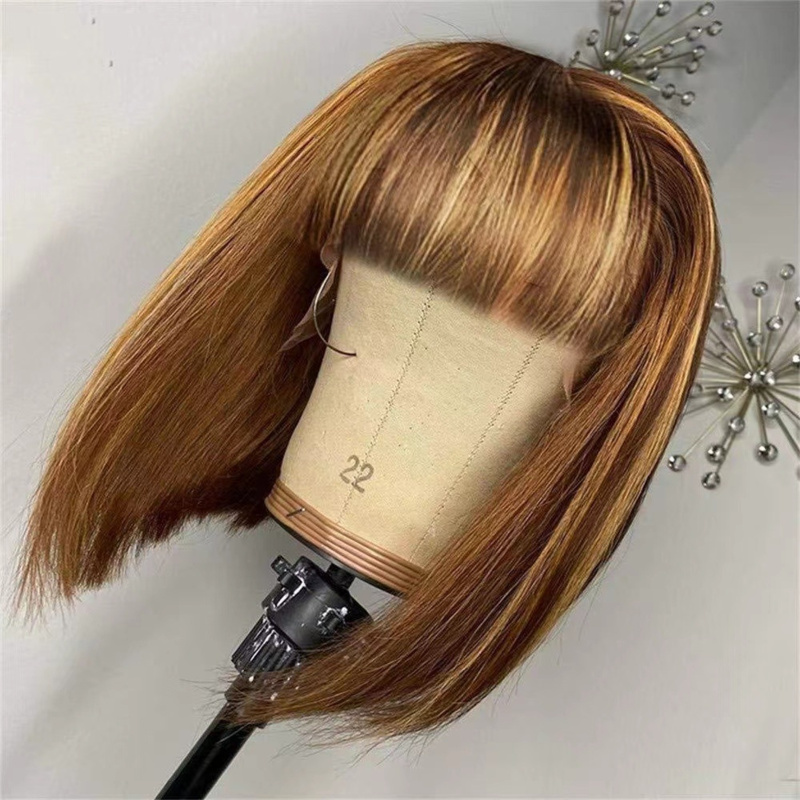 Women's short with air bangs,  - огляд і ціна Wig Fiber Net