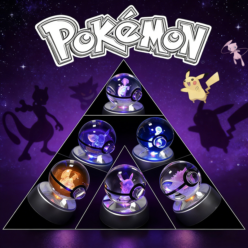 Pokemon Crystal Poké Ball 3D E - огляд і ціна Pokeball Cosplay Prop