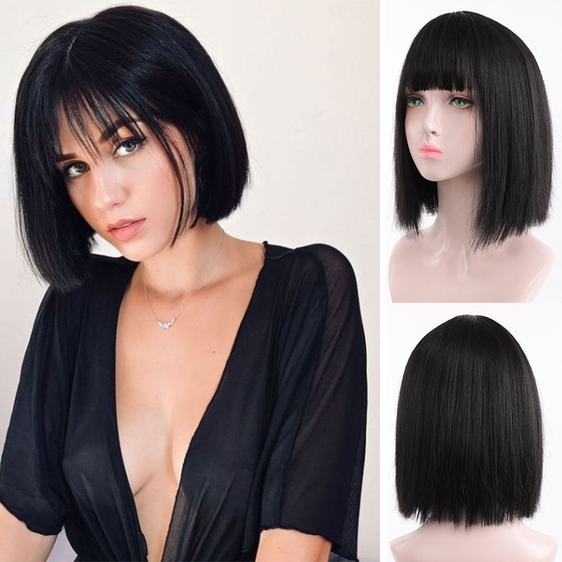 Women's straight wig with air  - огляд і ціна Wig Fiber Net