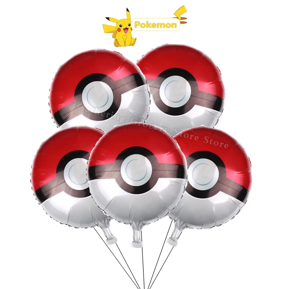 5pcs Pokemoned Cute Aluminum F - огляд і ціна Pokeball Cosplay Prop