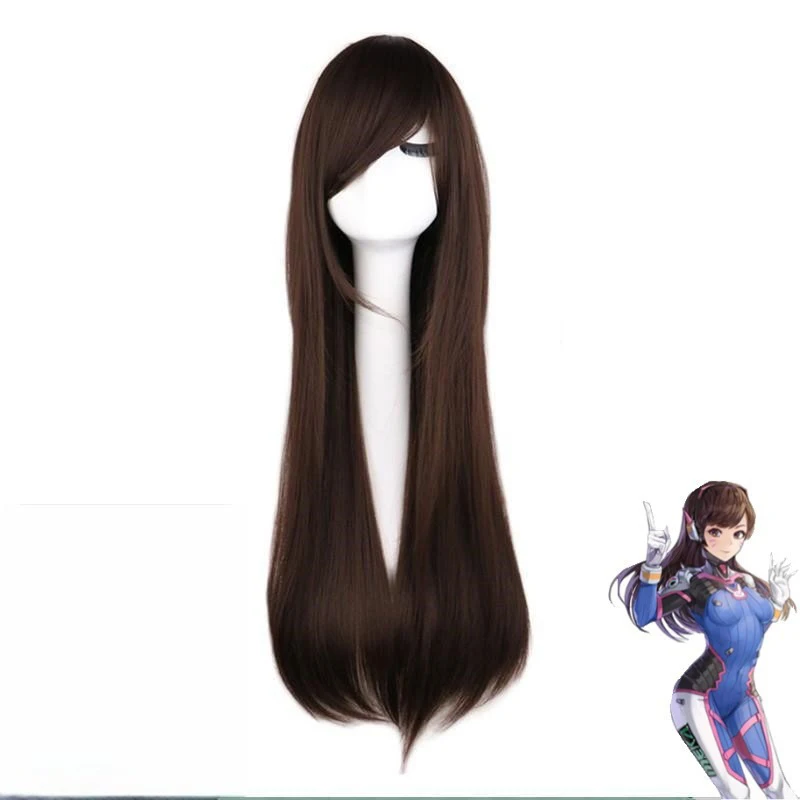 Cosplay Wig Anime Game Overwat - огляд і ціна Dva Cosplay Prop