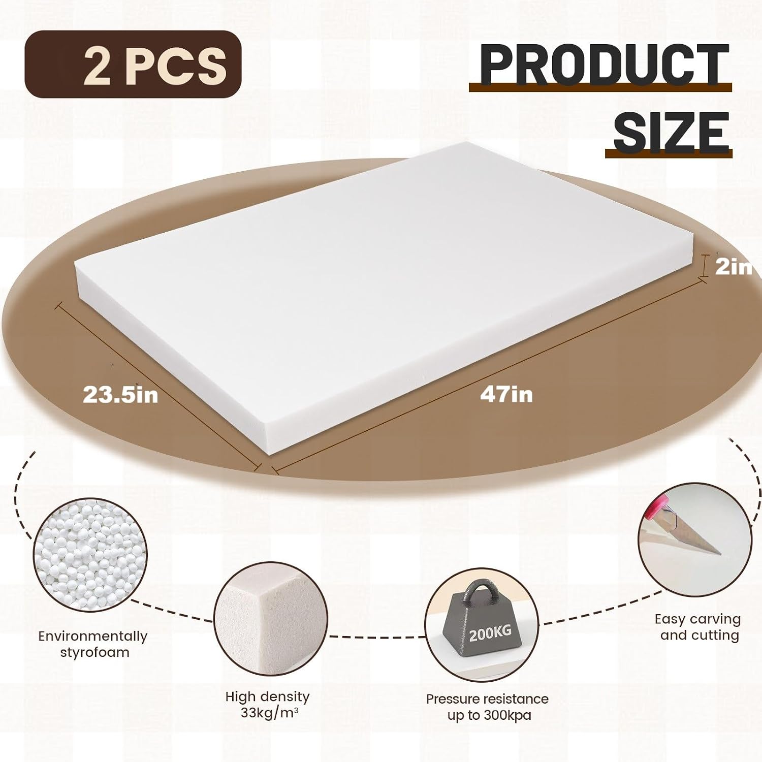 High Density XPS Large Foam Bo - огляд і ціна Cosplay Prop Foam Board