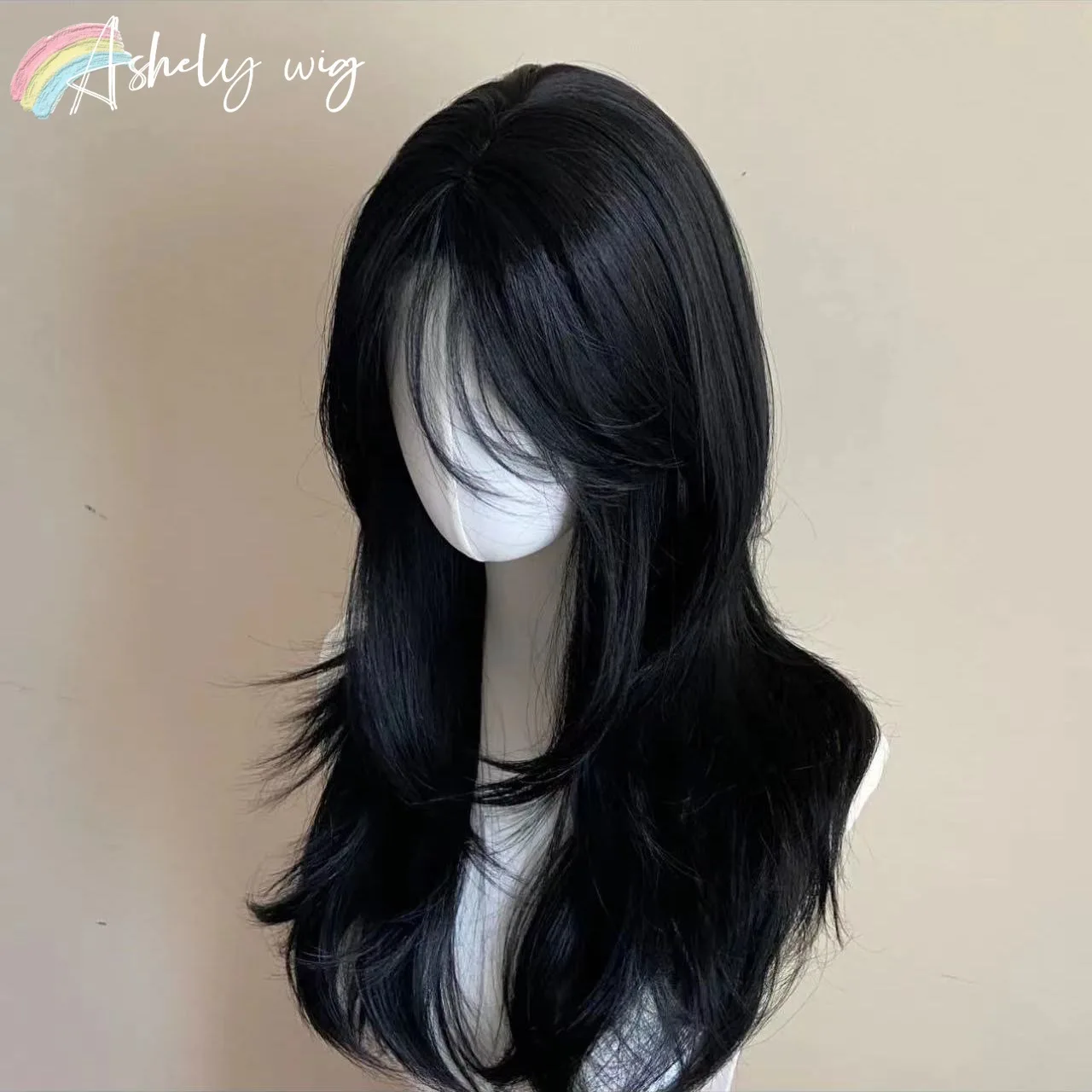 Ashely Black Wig Female Headba - огляд і ціна Wig Fiber Net