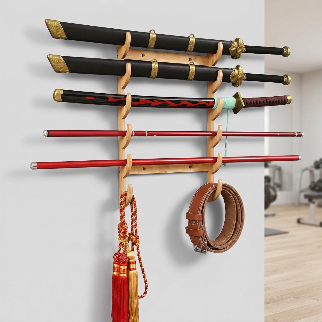 8-Layers Wall Sword Storage Sh - огляд і ціна Cosplay Prop Katana