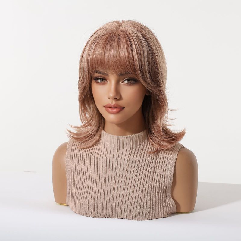 Women's wig with bangs, wolf t - огляд і ціна Wig Fiber Net
