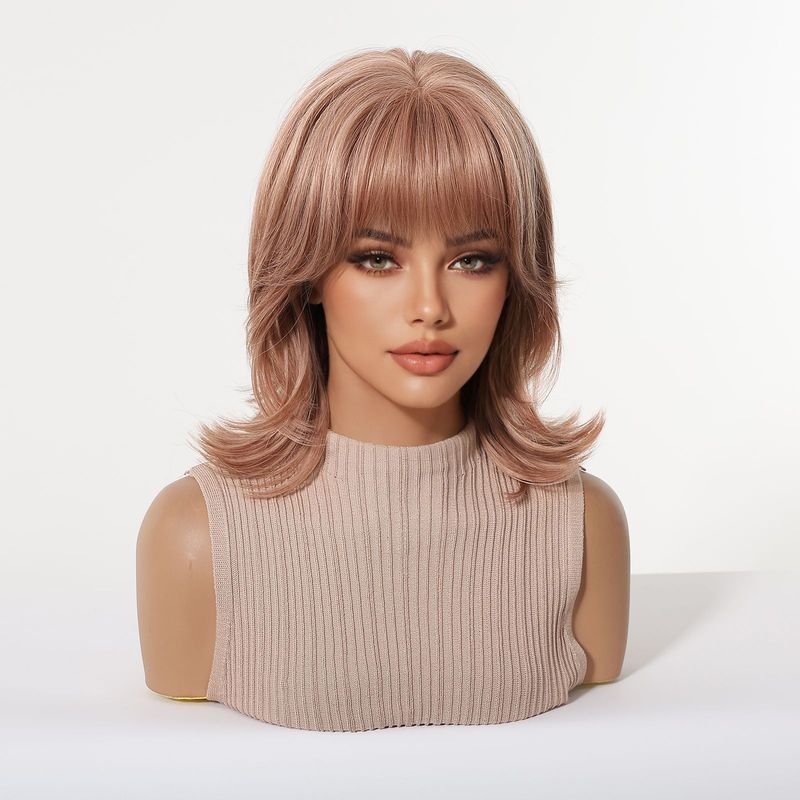 Women's wig with bangs, wolf t - огляд і ціна Wig Fiber Net