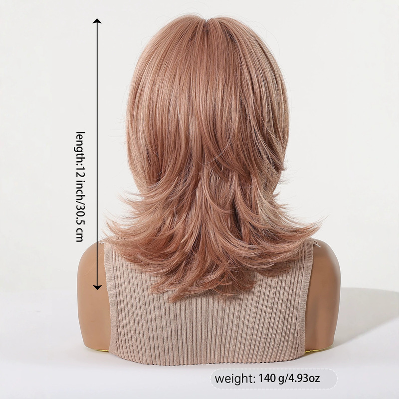 Women's wig with bangs, wolf t - огляд і ціна Wig Fiber Net