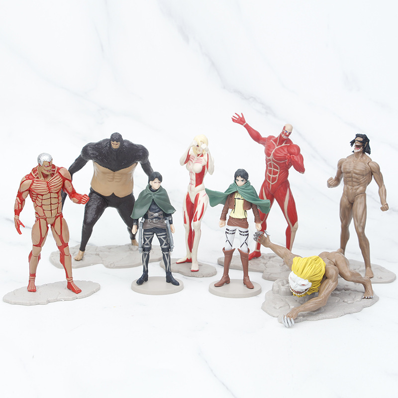 8pcs Attack on Titan Anime Fig - огляд і ціна Kotobukiya Artfx